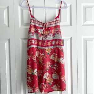 NWT O'NEILL Romper Women's Size Medium Liame Floral Print